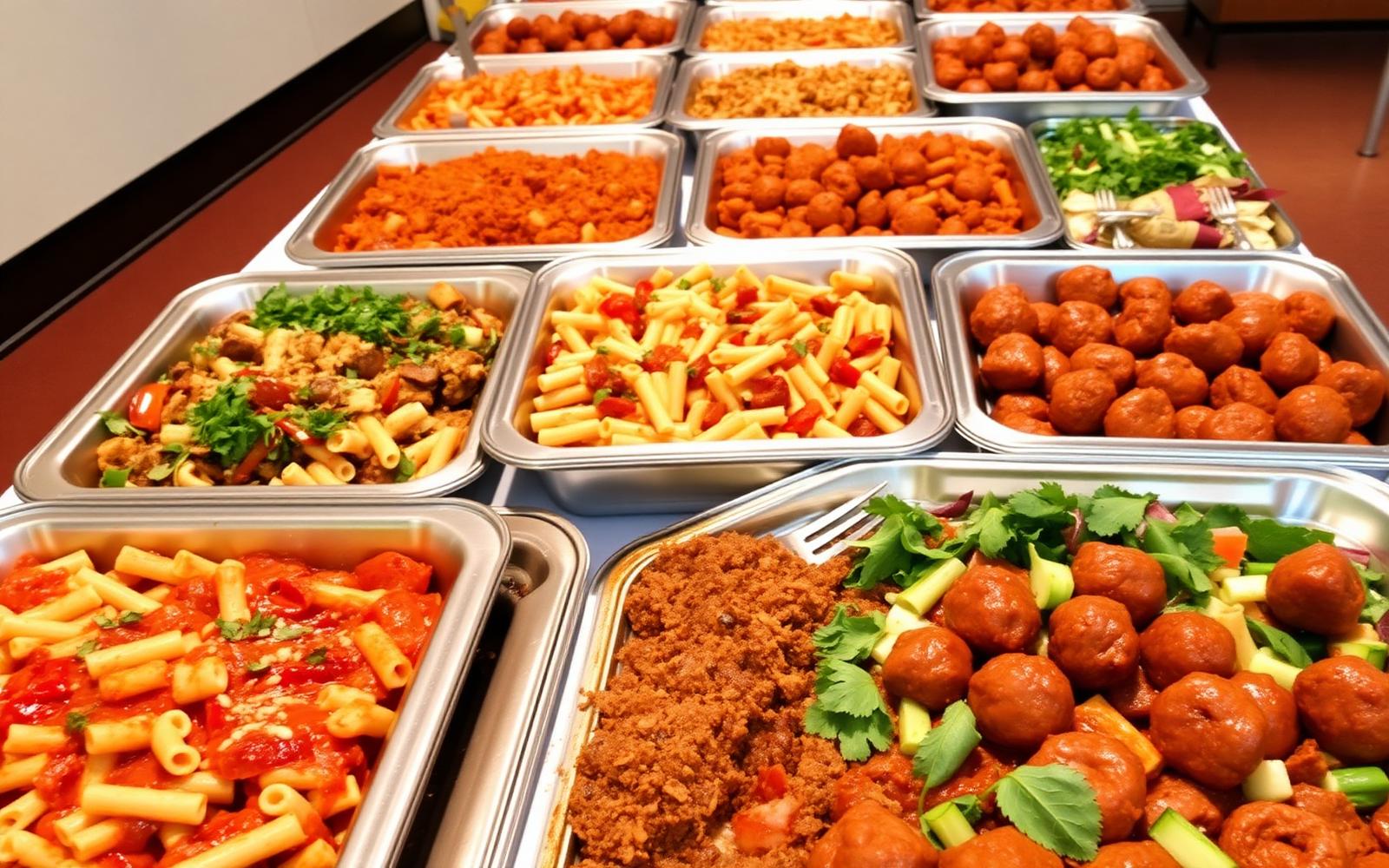 Sal Vito Pizza catering trays for office and events